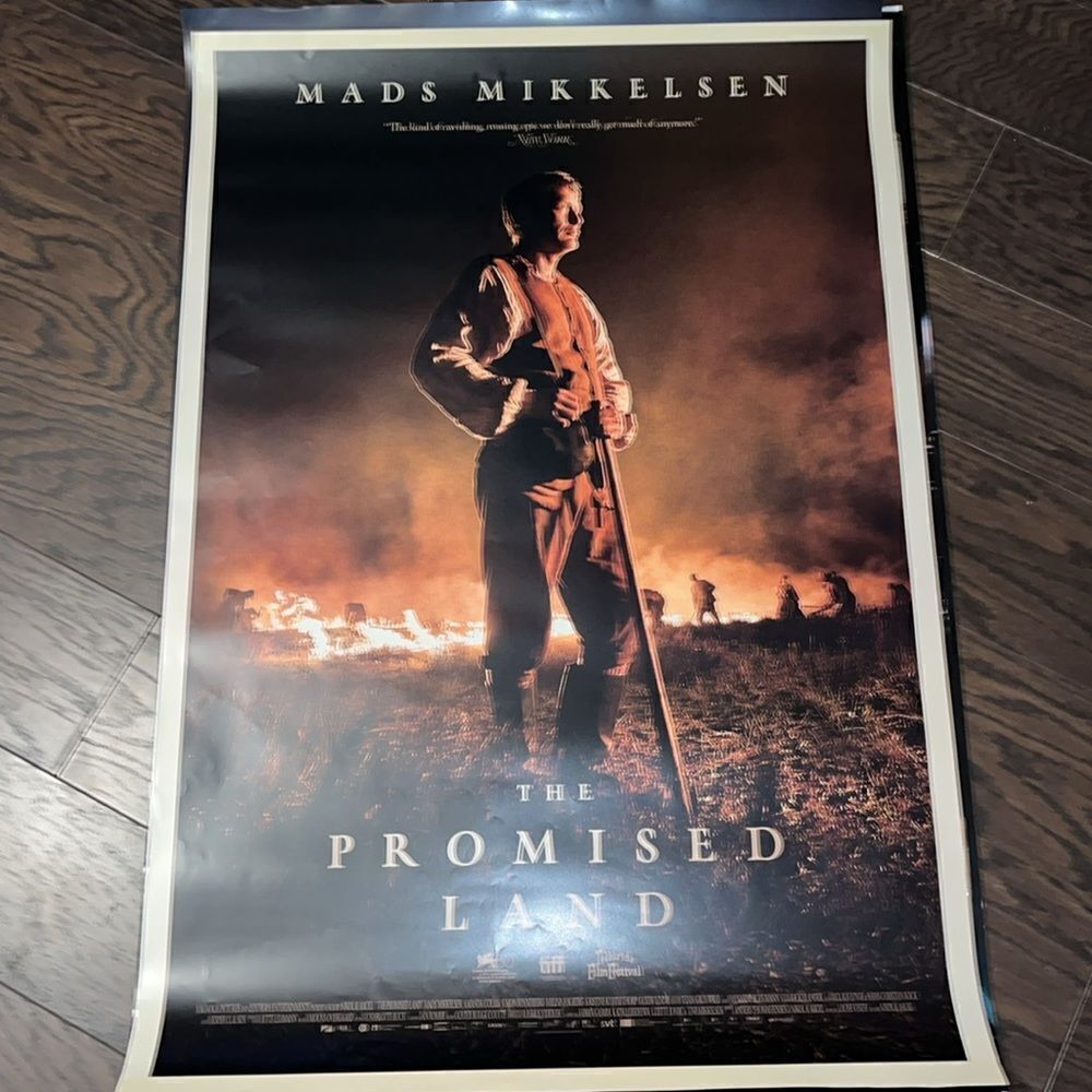The Promised Land Mads Mikkelsen theatre promotional 27x 39” big Movie Poster